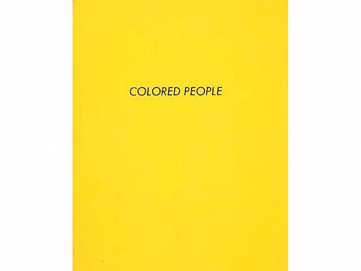 Ed Ruscha, Colored People
1972