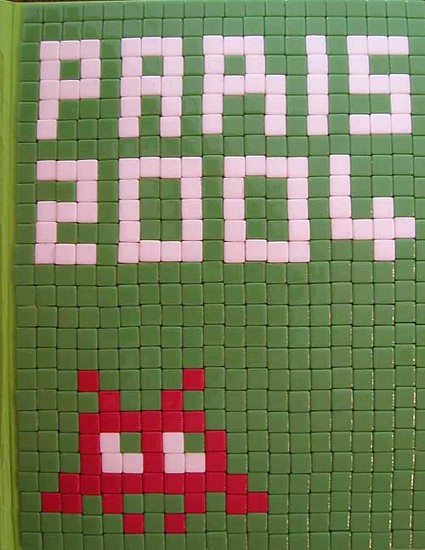 INVADER, L'INVASION DE PARIS
2004