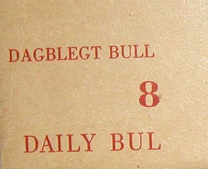 Dieter Roth, Dagblegt Bull - Daily-BÁ»l No. 8.
1961