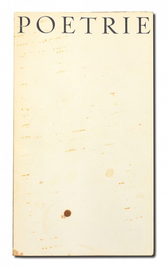 Dieter Roth Poetrie Serie, Poetrie 1
1967
