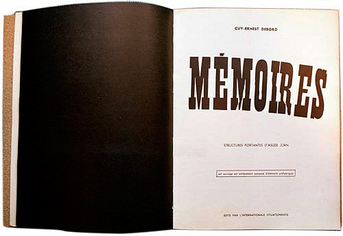 Guy Debord & Asger Jorn, Memories
1959