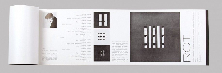 Dieter Roth, Edition MAT. Multiplication d'Oeuvres d'Art
1959