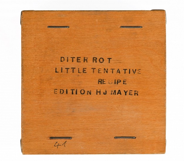 Dieter Roth, Little Tentative Recipe
1969