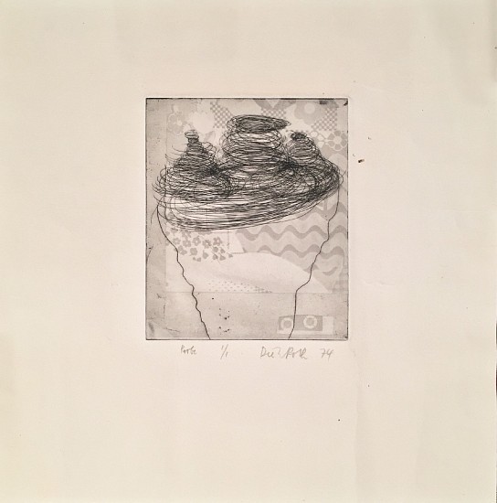Dieter Roth, Proof impression Doubleheads
1974