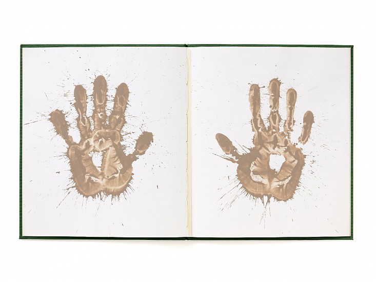 Richard Long, Mud Hand Prints-
1984